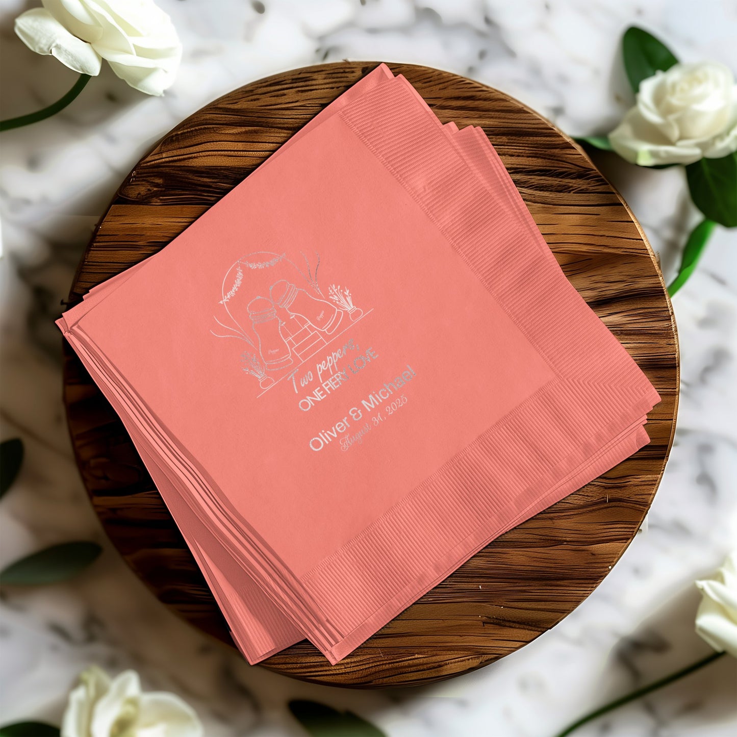 Personalized Wedding Event Custom Napkins product