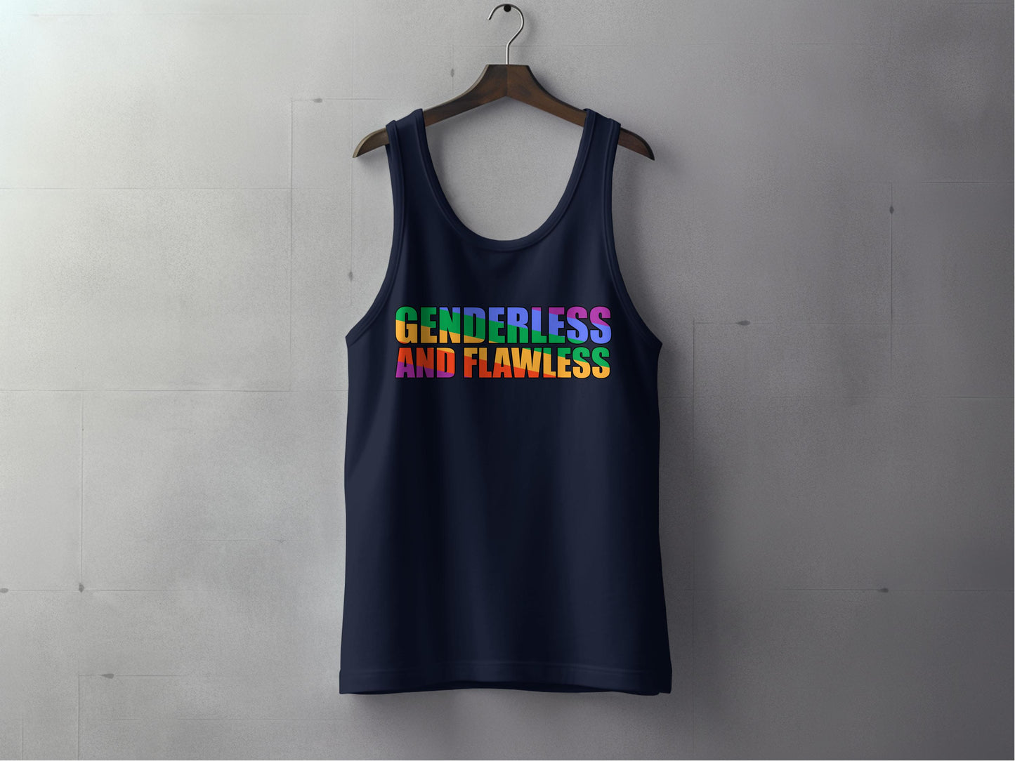 Genderless and Flawless Design Tank Top product