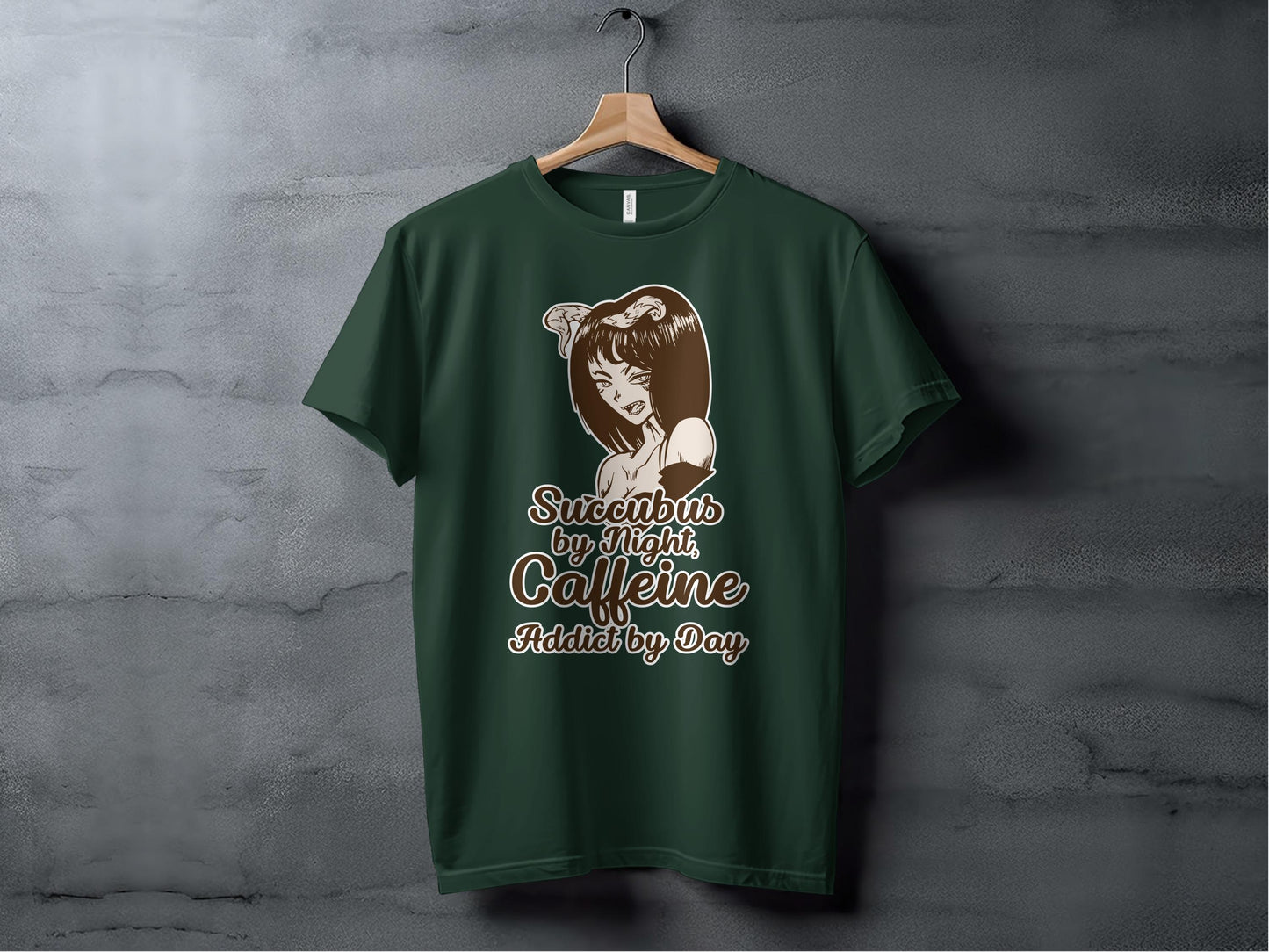 Succubus By Night Caffeine Addict By Day T-shirt product