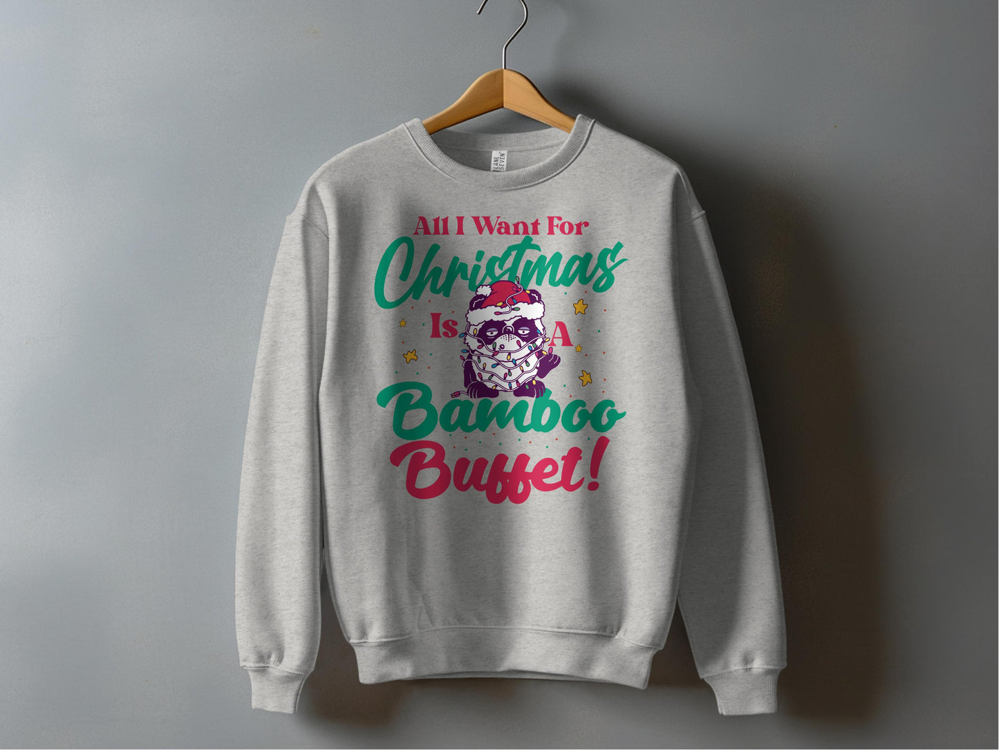 All I Want for Christmas Bamboo Buffet Sweatshirt product