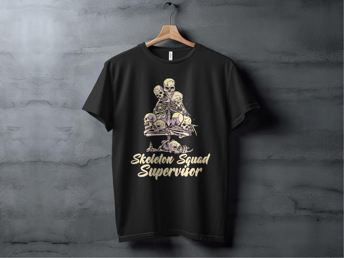 Skeleton Squad Supervisor Graphic T-Shirt product