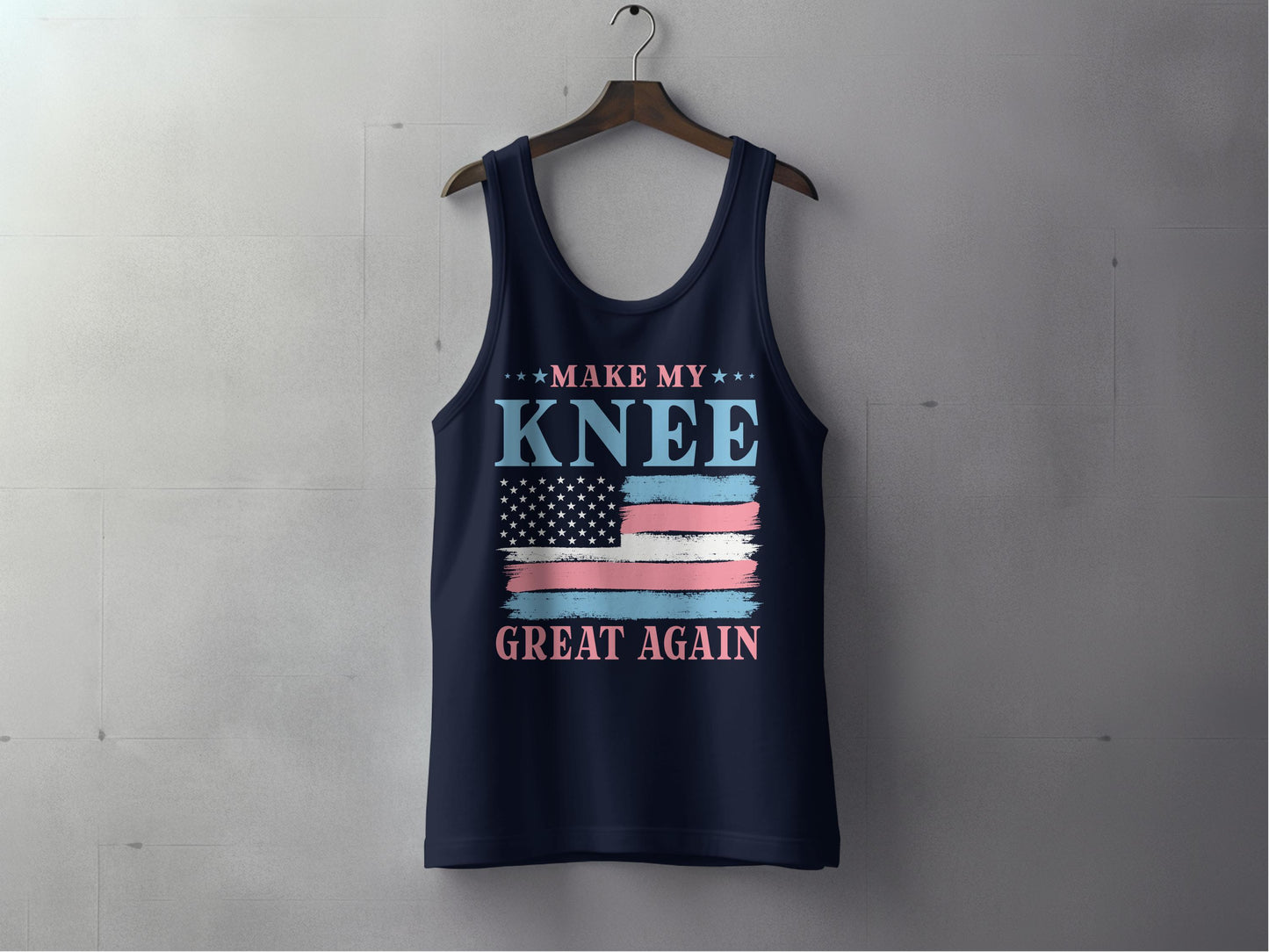 Make My Knee Great Again Patriotic Tank Top product type