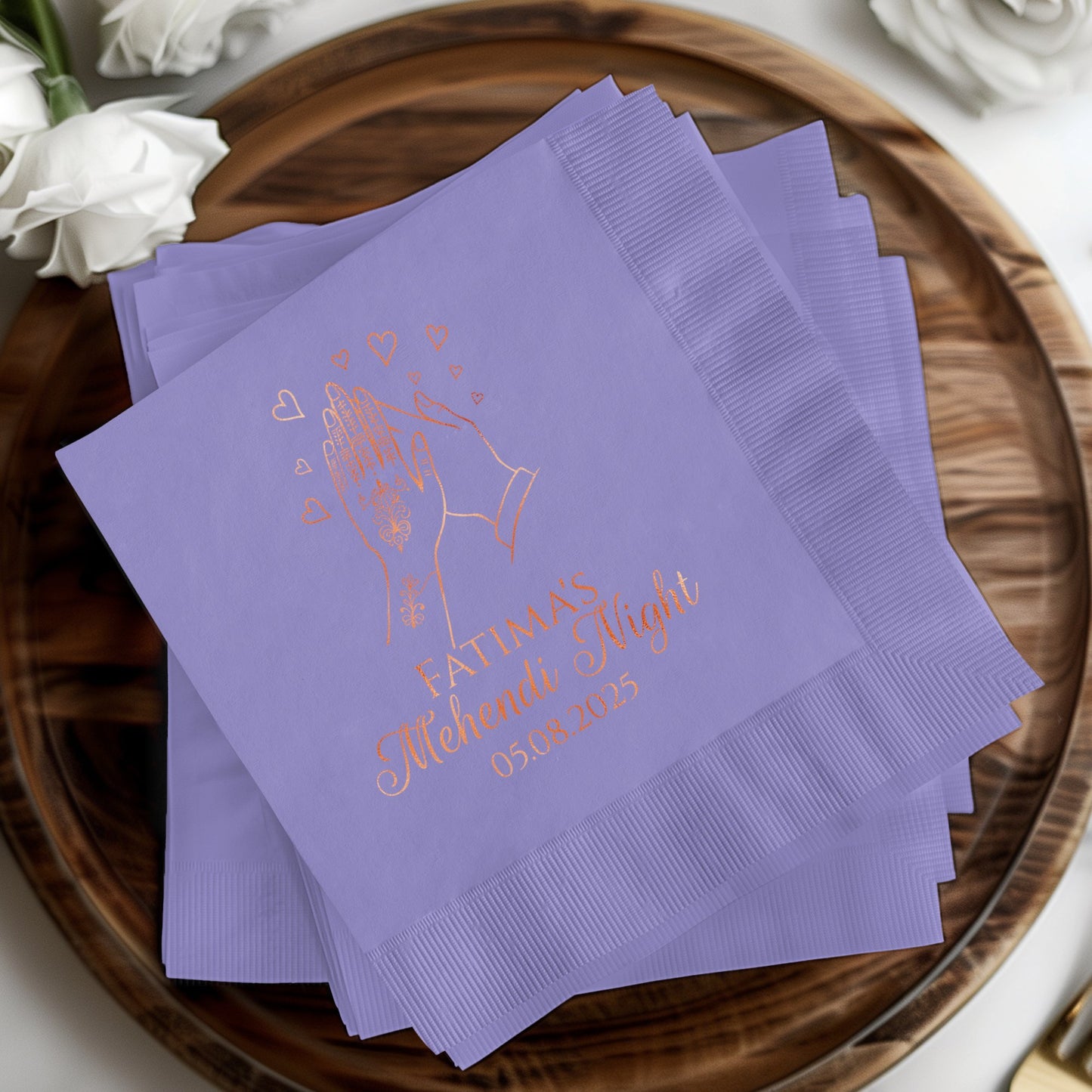 Personalized Wedding Event Napkin product