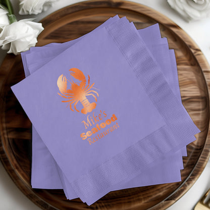 Mike's Seafood Restaurant Custom Napkins product type