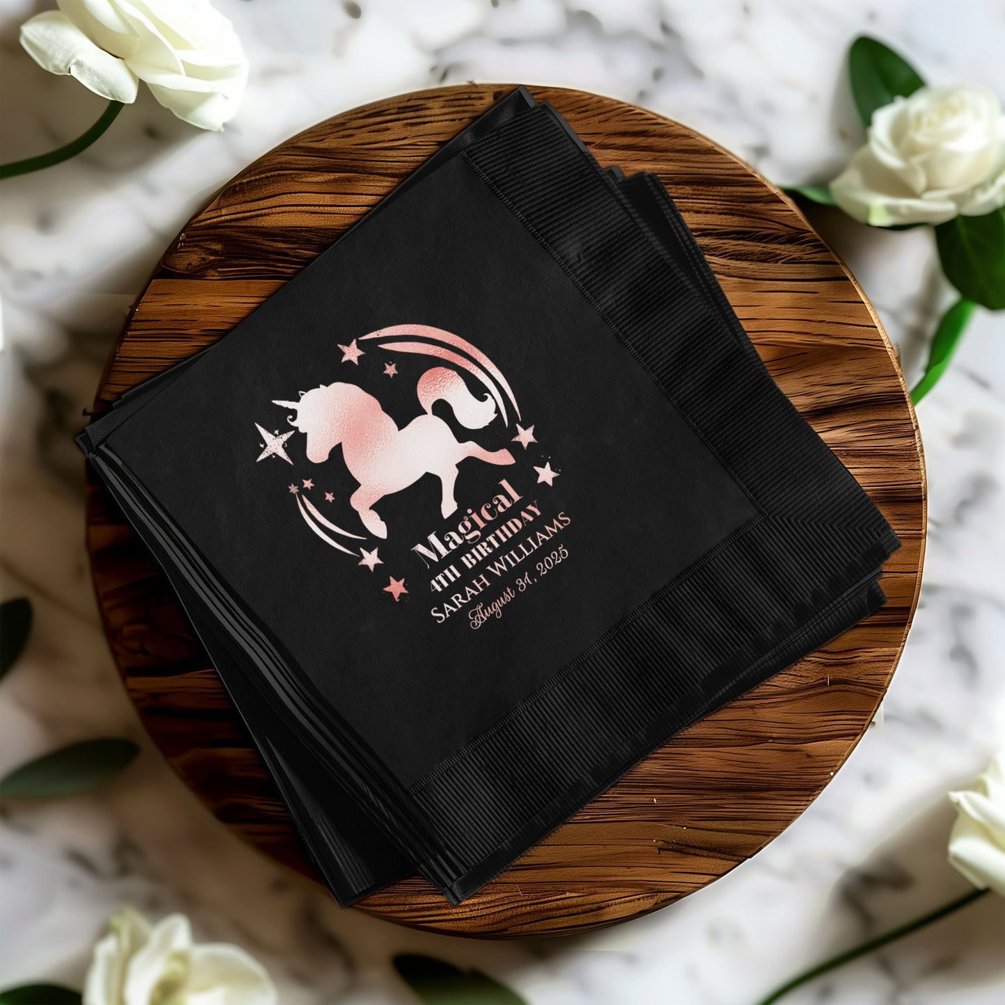 Magical Custom Unicorn Design Party Napkin product