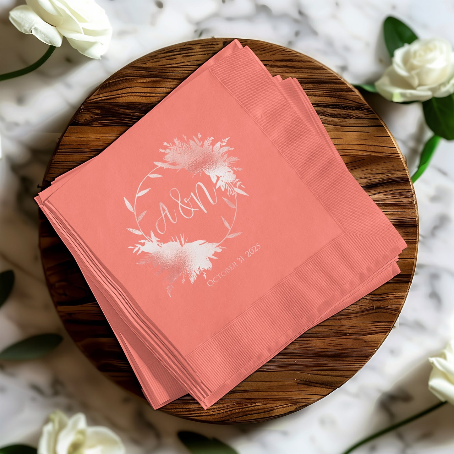 Personalized Wedding Custom Printed Napkin product