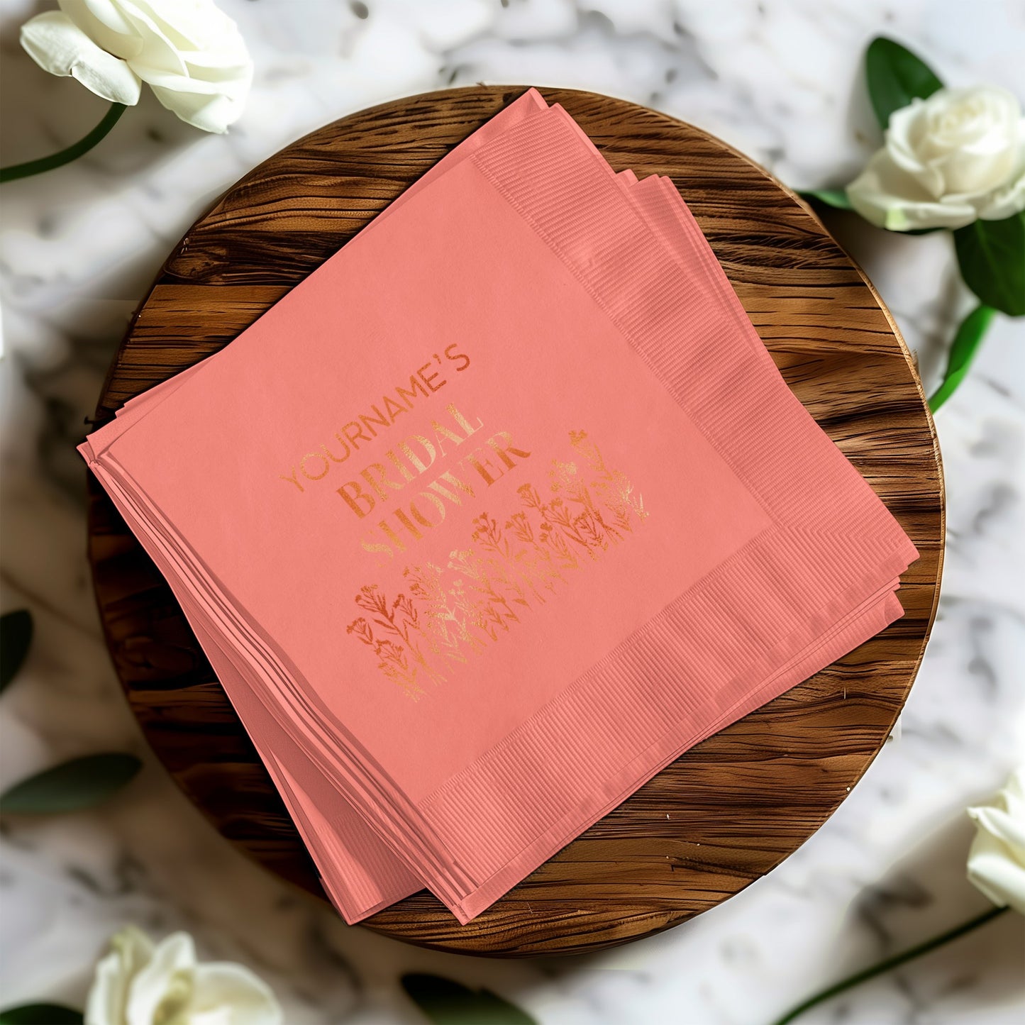 Custom Bridal Shower Party Napkins product type