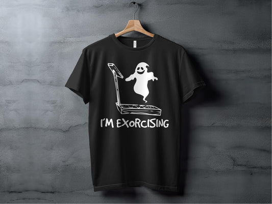 Funny Fitness Ghost Exorcising T-Shirt Halloween product