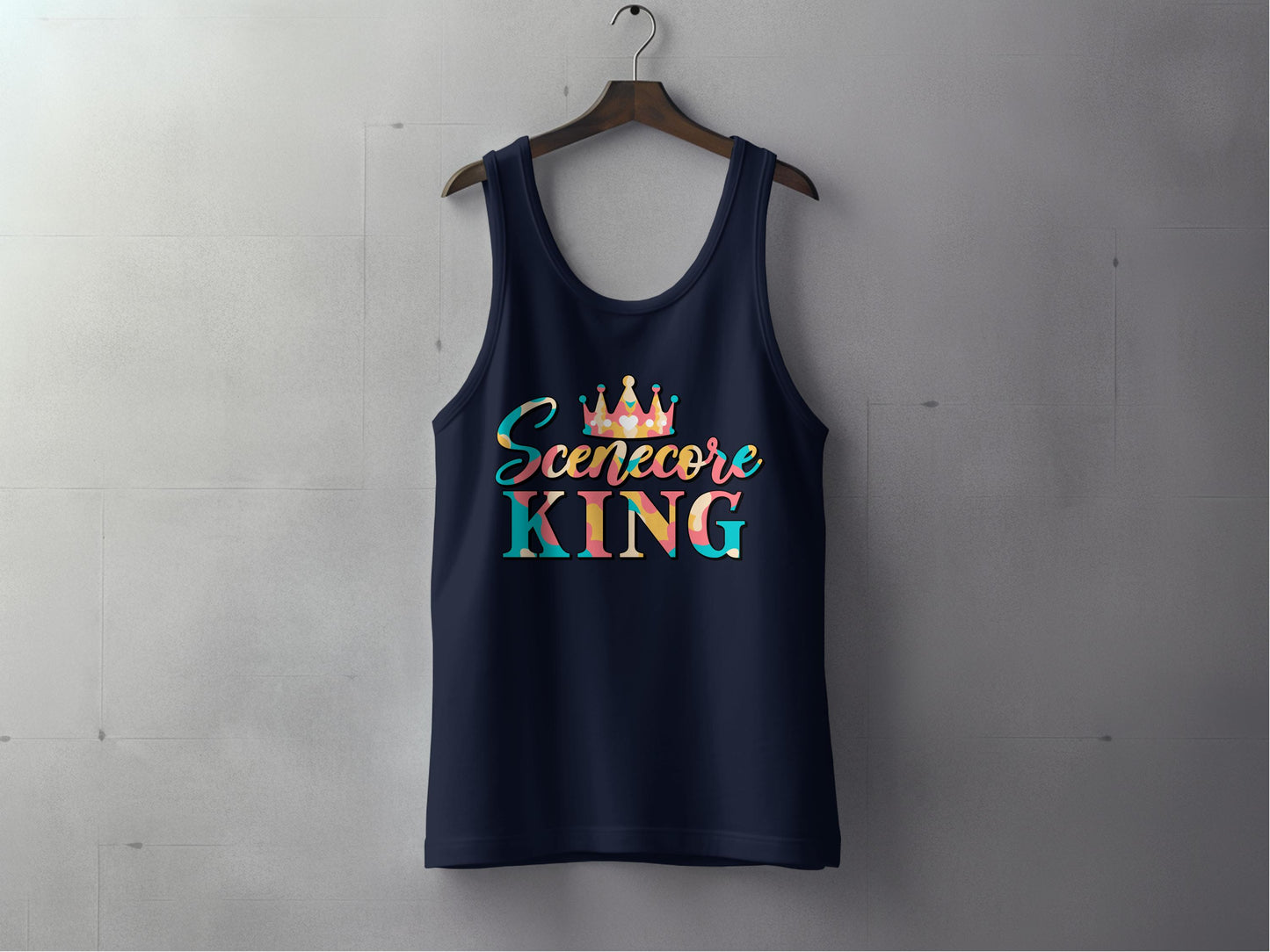Scenecore King Crown Graphic Design Tank Top product