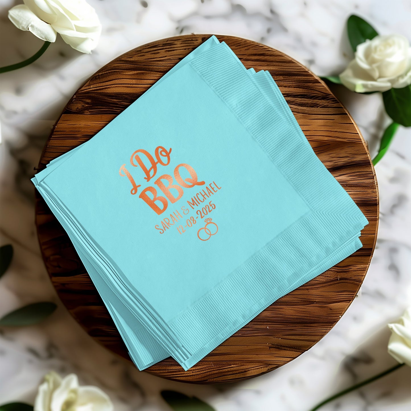 Personalized I Do BBQ Wedding Napkins product type