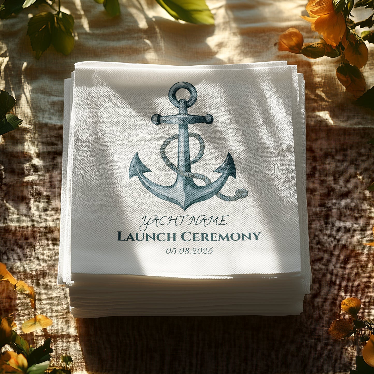 Custom Nautical Launch Ceremony Anchor Design product