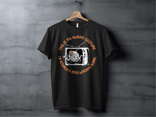 This Is My Human Costume Binge Watching TV TShirt product