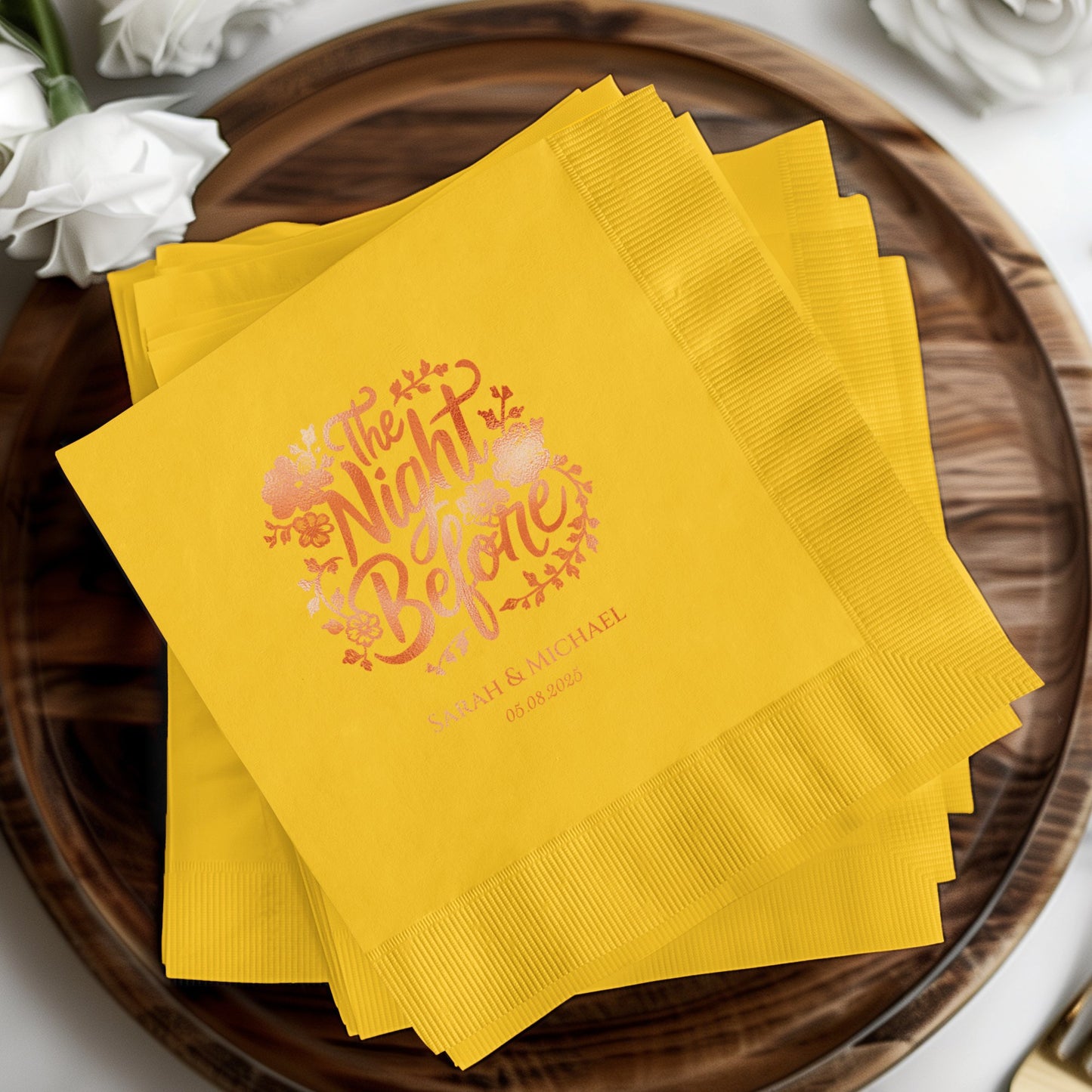 Personalized The Night Before Wedding Napkin product
