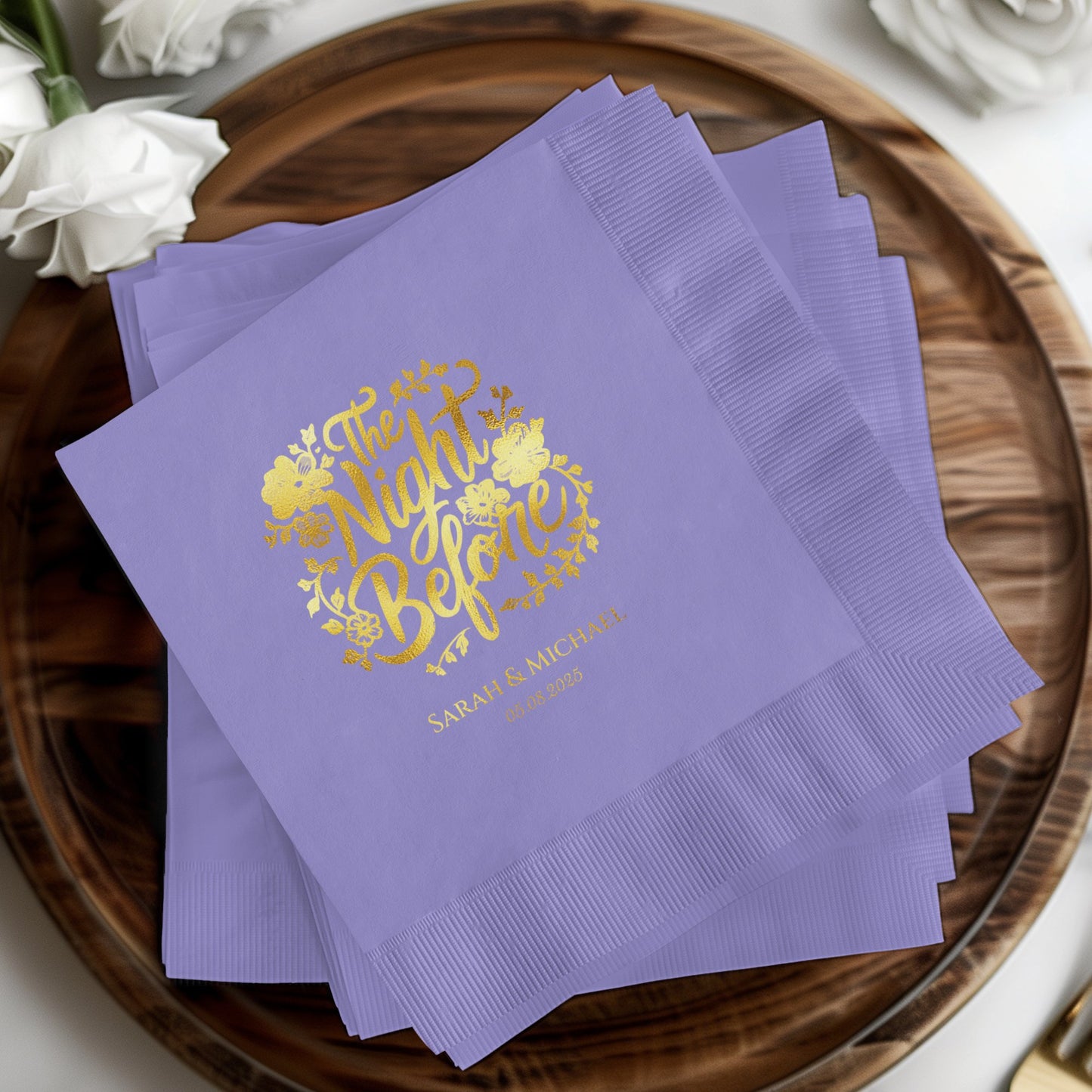 The Night Before Personalized Party Napkins product type