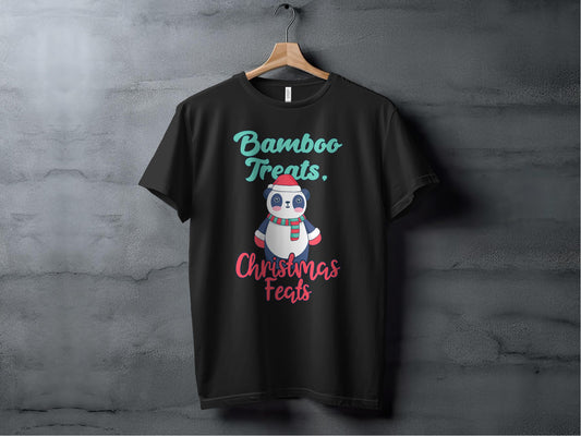 Bamboo Treats Christmas Feats Graphic T-shirt product