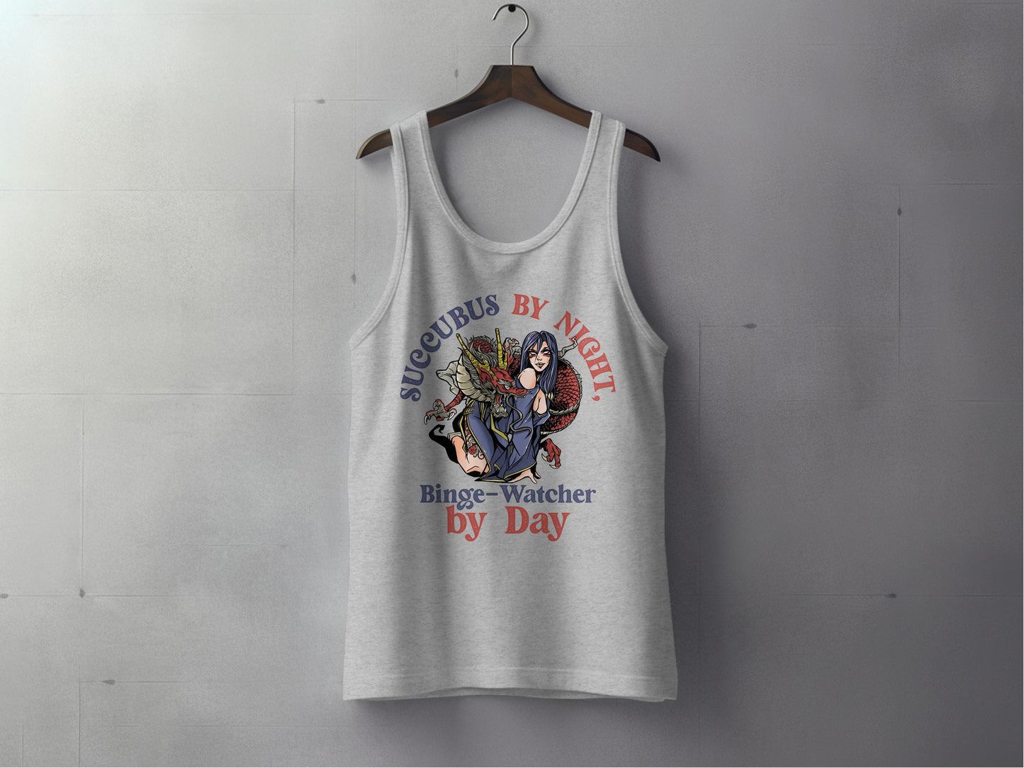Succubus By Night Binge-Watcher By Day tank top product