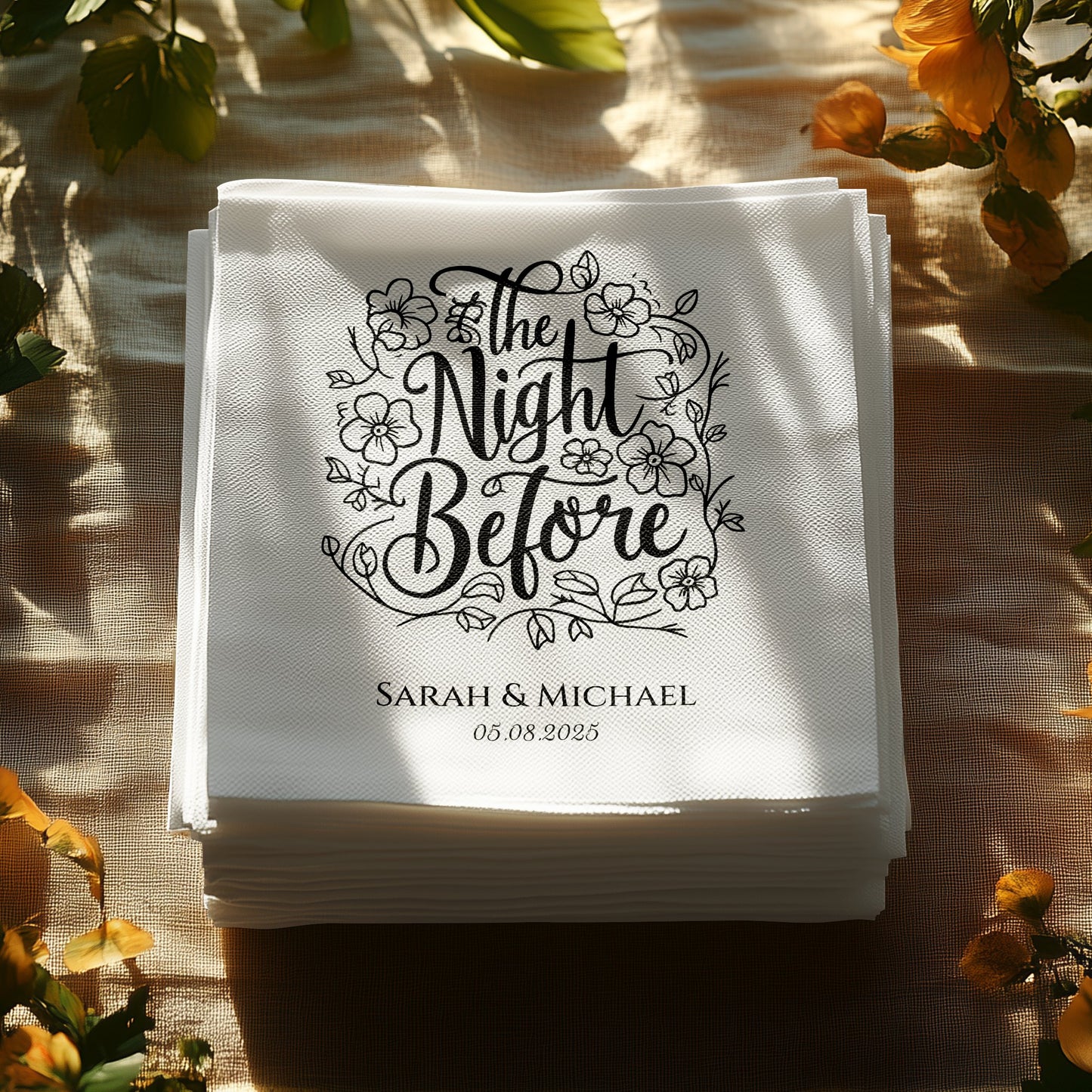 The Night Before Customized Party Napkin product type