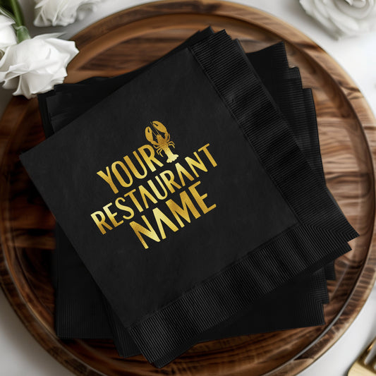 Custom Logo Personalized Napkins Restaurant Product