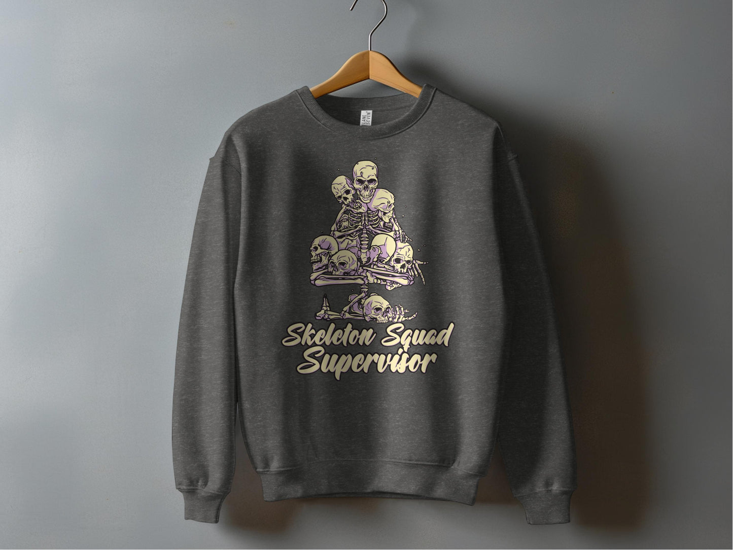 Skeleton Squad Supervisor Graphic Sweatshirt product