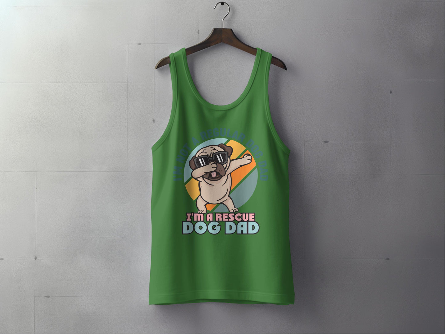 I'm A Rescue Dog Dad Tank Top Shirt product