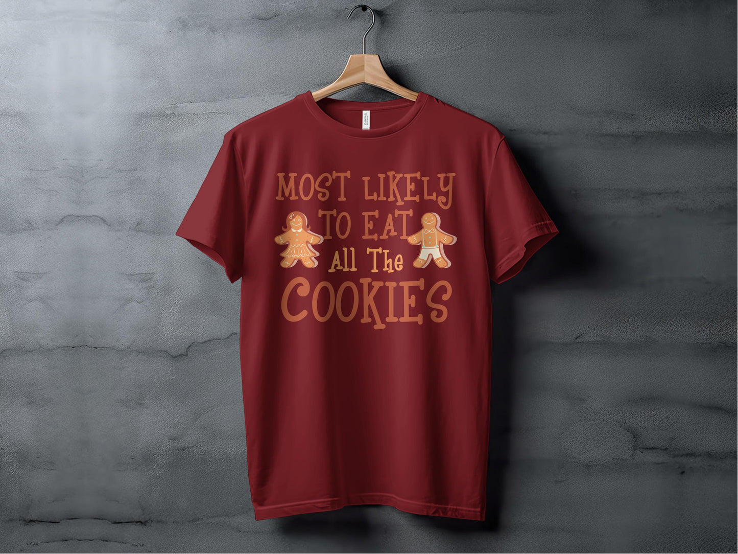 Most Likely To Eat All The Cookies T-shirt product