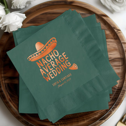 Festive Nacho Average Wedding Party Napkin product