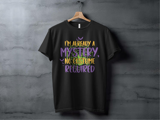 I'm Already A Mystery No Costume Required product type