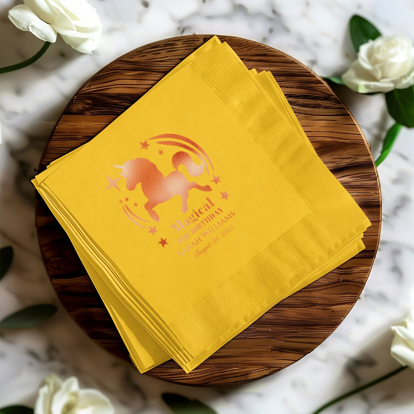 Magical Unicorn Themed Party Napkin product type