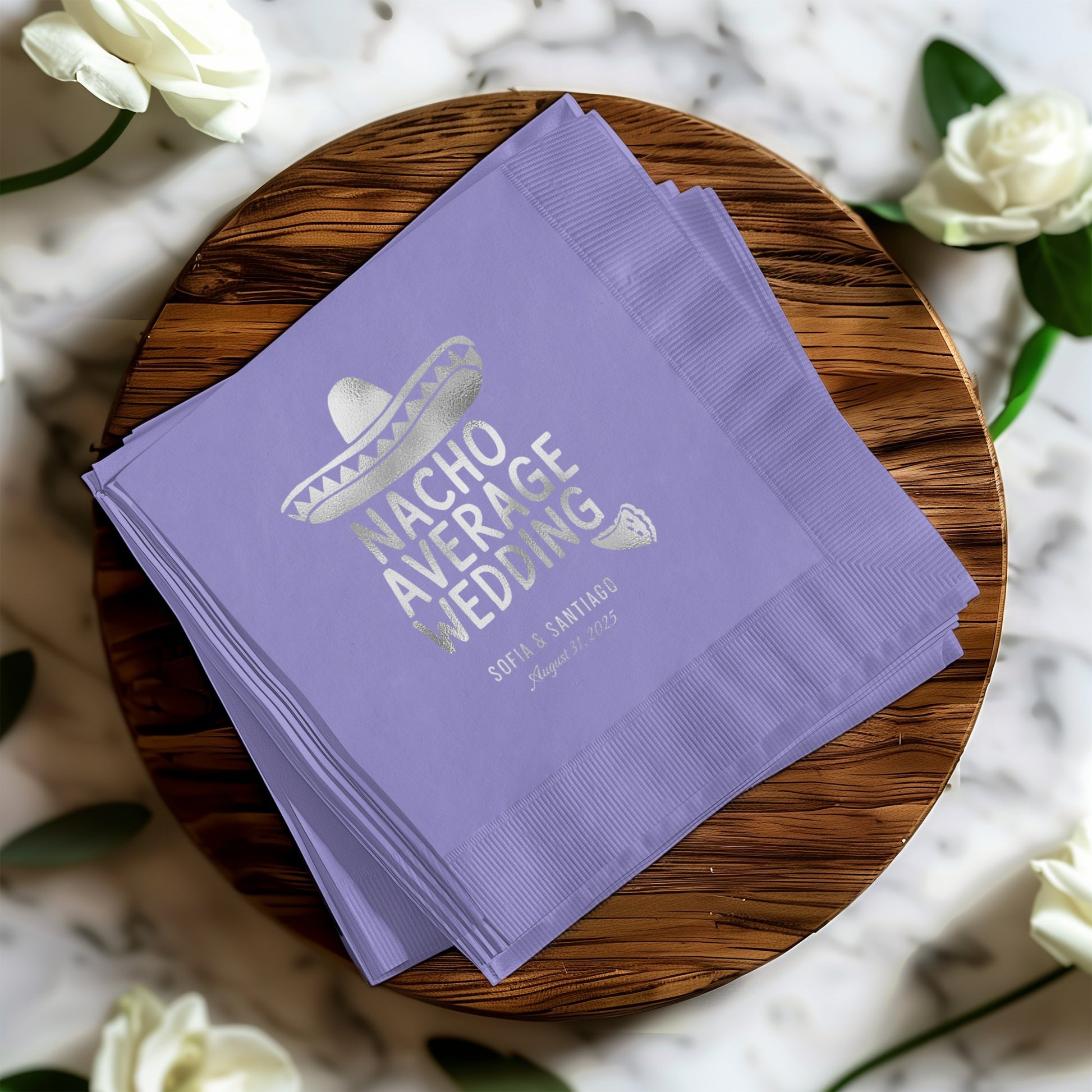 Nacho Average Wedding Event Custom Napkins product