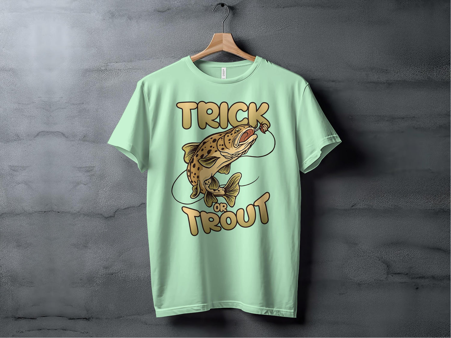 Trick or Trout Graphic Tee Shirt product